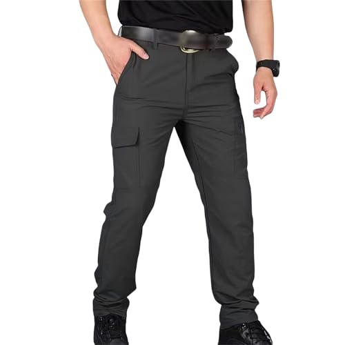Mens Hiking Cargo Pants Lightweight Quick Dry Outdoor Casual Pants for Men Waterproof Travel Fishing Pant with Pockets