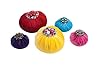 2" Purple Velvet Emery Sand Filled Abrasive Pin Cushion for Sewing - 3.5 oz Emery Powder - Handmade in USA (2", Purple) #4