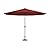 Hanover Montclair 11-Piece Outdoor Dining Set, All-Weather Outdoor Patio Dining Set with 84"x60" Stamped Rectangular Table and 10 Swivel Rocker Chairs, Plush Chili Red Cushions, Durable Steel Frames