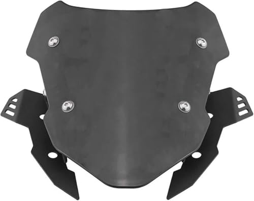 Déflecteur de pare-brise pour moto MT-125 noir, bulle saute-vent et protection
