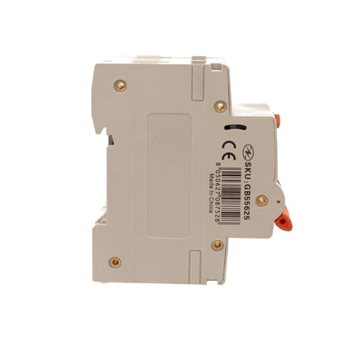 ZOREI Leistungsschalter 300 mA, 1P + N 6 KA 220 V, benötigt 2 DIN-Module, RCBO 1P+N 300 mA C25 25 A