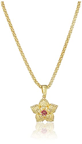 Image of Estele Gold Plated Pendant Necklace for Women