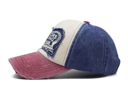 Gorra de béisbol retro de algodón ajustable miniatura 1