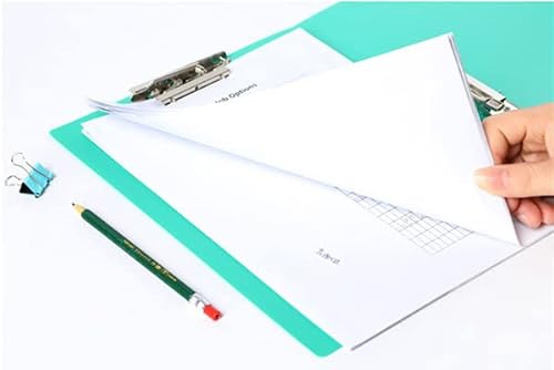 4 Pack A4 Double Strong Clips File Folder Report Cover, Punchless Binder, Clamp Binder Without Rings Office Project Folder,Documents File Folder, For Letter Size Or A4 Size, 200 Sheet Capacity #TOP2