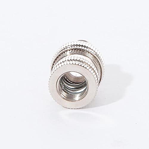 Image of B&P Lamp Knurled Ball Lamp Swivel, Nickel Plated