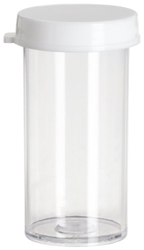 Fiole avec snap cap Bel-art Scienceware claire de 5 dram en polystyrène x144