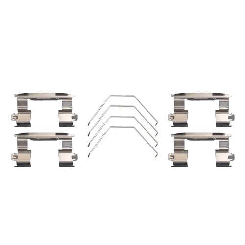 Image of Detroit Axle - Front Brake Pads for Hyundai 22-23 Elantra N Kona N 19-22 Veloster N, 2022 Replacement Ceramic Brake Pads with Hardware