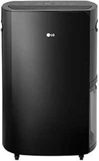 LG UD501KOJ5 PuriCare 2019 50-Pint Pump and Wi-Fi in Black Energy Star Dehumidifier