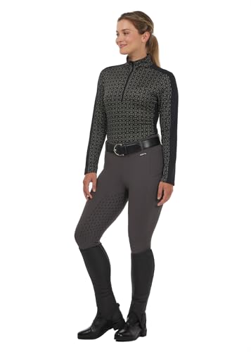 Image of Kerrits Women's Coolcore Full Leg Grip Horse Riding Tights - Cooling Equestrian Leggings, Silicone Grip, Pockets