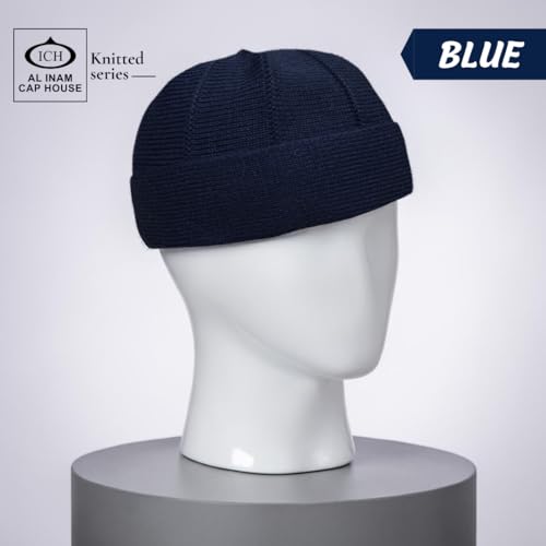 Image of ICH Premium Knitted Cap Model No. (N-02) | Stretchable Free Size Kufi Cap | Soft, Comfortable & Breathable Headwear, Prayer, Travel & Casual Use