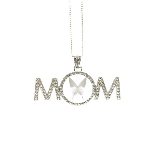 Collier origami blanc pendentif géométrique élégant pour femme