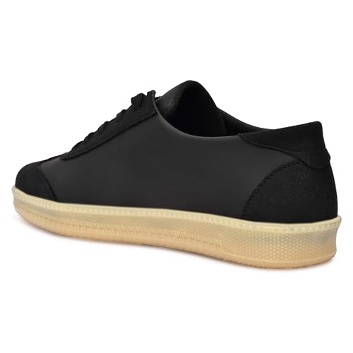 Image of Leatherkraft Men Low-Top Lace-Up Sneakers Black