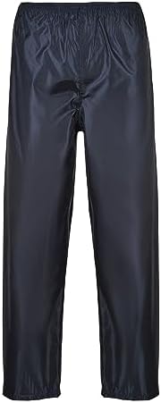 S441 Portwest Rainwear Men's Waterproof Rain Pants, Navy