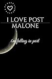 i love post malone , notebook , best gift ,best notebook: lined notebook / journal gift, birthday, 120 pages , 6×9 soft cover, matt finish