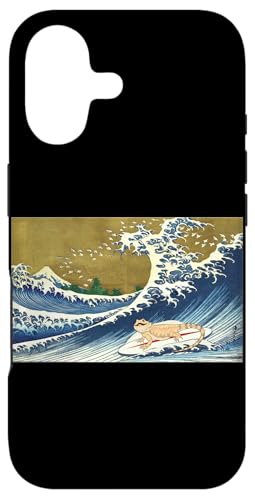 Tiny Dinosaur Retro Vintage Surfing Bearded Dragon Lover X}zP[X iPhone 17 p