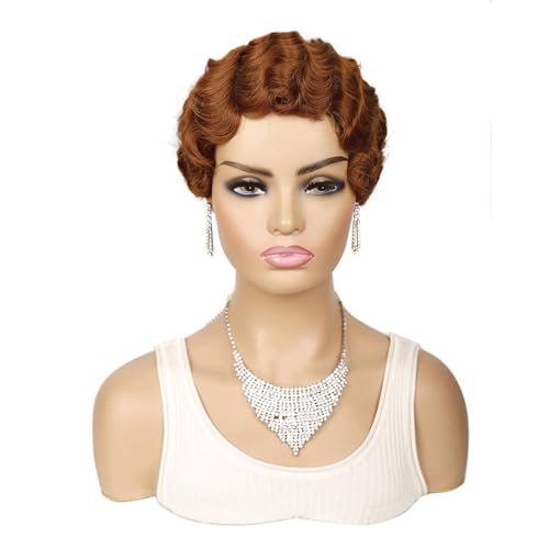 cfycfy987 Realistic Wigs Vintage Women's Wave Wig, Modern And Comfortable