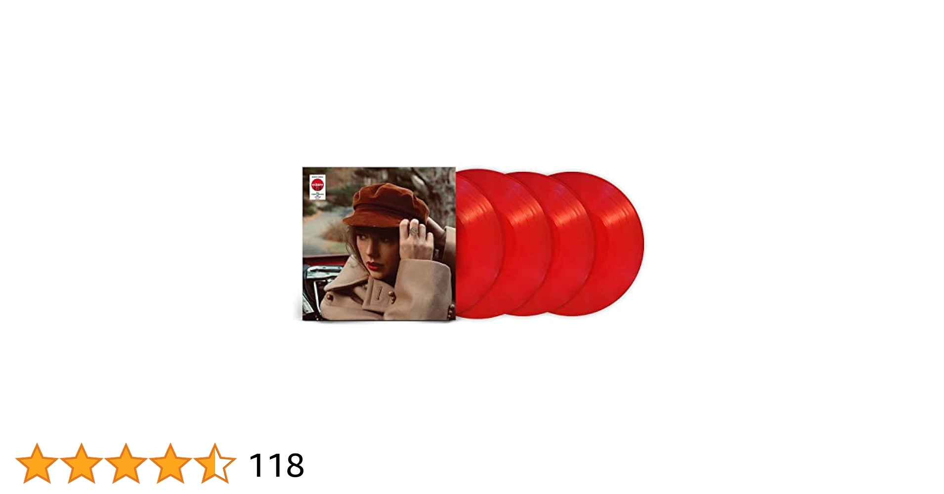 新品 Red (Taylor's Version) 限定版 赤色 レコード Taylor Swift - Red (Taylor's Version) (Target Exclusive