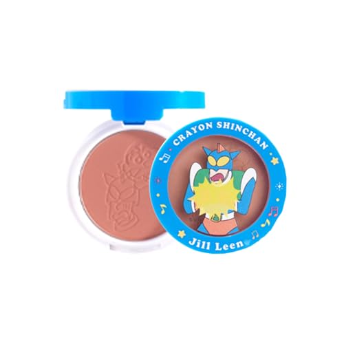 jill leen. ジルリーン&クレヨンしんちゃん連名 チーク 血色感 ナチュラル ふんわり発色 パウダーチーク 透明感 ピンクチーク オレンジチーク イエベ ブルべ コンパクト 人気 プレゼント 17色