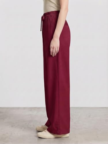 Image of Vogaan Women's High-Waist Korean Trousers with Wide Baggy Fit | Trendy GenZ Streetwear Pants | Trousers | Women Trousers