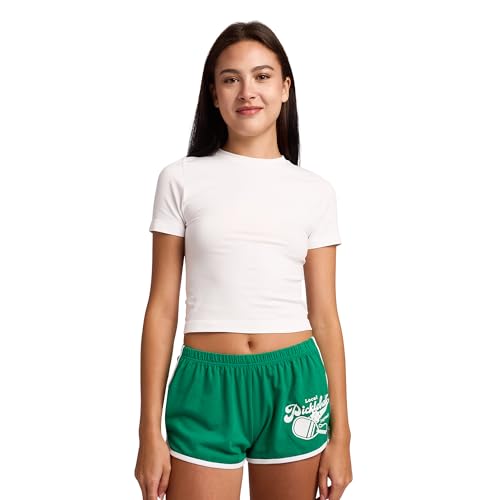 Short pickleball femme vert dauphin pour bouger librement sur le court