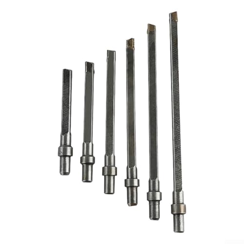Herramienta de cincel neumático resistente de 49 pulgadas para profesionales para aplicaciones de tallado de piedra (9 pulgadas)
