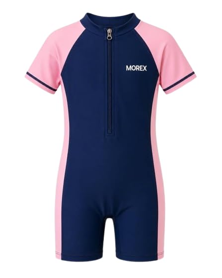 Morex Girls Swimming Costume for Kids | Comfortable & Stretchable Swim Suit for Kids Girls, Multi-Sport Poly Spandex Swimming Suit for Girl for Swimming, Diving, Cycling and Aerobics-picture-12