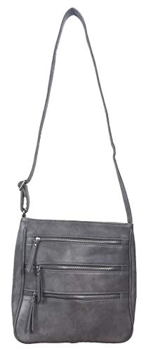 Triple Zipper Locking Concealed Carry Crossbody Bag - CCW Concealed Carry Purse4