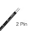 2 Pin Black