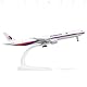 QIYUMOKE 1/300 Malaysia 777 Flugzeugmodell aus Metalldruckguss für Boeing 777 Flugzeugmodell mit Ständer für Erwachsene (8,3 Zoll) Geschenk für Luftfahrt-Enthusiasten, Desktop-Display-Dekoration