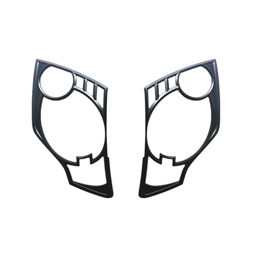 Caches phares antibrouillard Pajero ABS noir mat antichoc auto