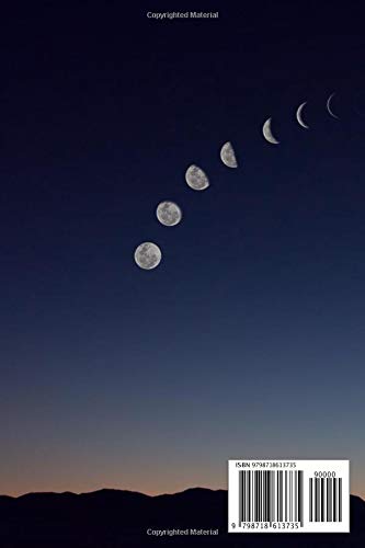 Moon Rituals Notebook: Phases of Moon Blank lined notebook - Image 2