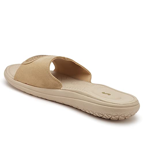 Image of SOLETHREADS PALM SLIDES | Durable | Sturdy | Light | Comfortable | Shock Absorbent | Slippers | Flip Flops | Slides for Women