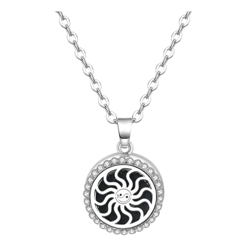 New 2026 21 Style Aroma Diffuser Necklace Stainless Steel Neck Pendant PeRIFume Essential OriI Aromatherapy Lockets Jewelry Fashion Accessories Creative Gift