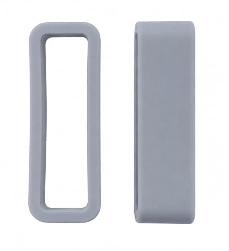 Image of Dreamy 22mm Silicone Smart Watch Strap Loops /Keepers Holder Retainer Loop Replacement - color Watch Band Loop (Pack of 2)