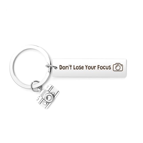Photography Gifts for Women Men Cute Keychain for Photography Lovers Inspirational Gifts for Camera Club Member Gift for Camera Lovers Friend Daughter Son Sister Brother Motivational Gift Photographer