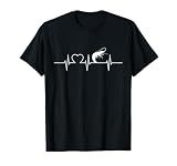 Shrimps Cooles Herzschlag-Design mit Garnelen T-Shirt