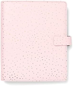 Filofax A5 Confetti Rose Quartz Organiser