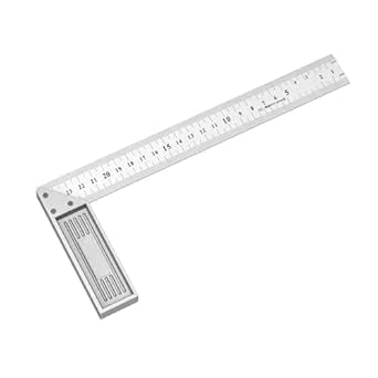 Amazon.com: ZSYTF Square Flat Edges Square Ruler 90 Degree Woodworking ...