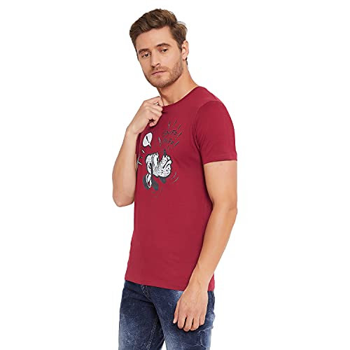 Image of Men's Regular Fit Round Neck Short Sleeves Knitted T-Shirt