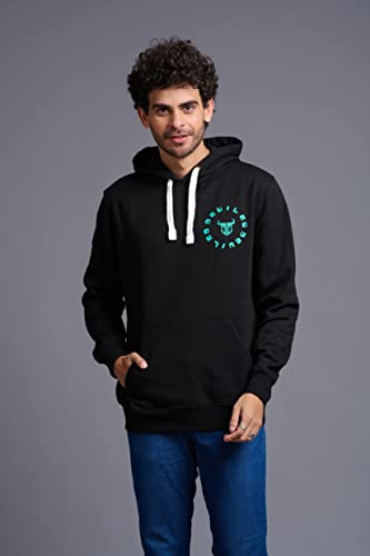 Image of Go Devil Regular Fit 100% Cotton Full Sleeves Winter Wear Stylish Trendy Printed Hoodies Sweatshirt for Men /Boys with Pockets for Everyday Use