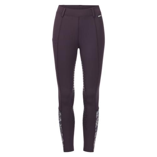 Image of Kerrits Kids Thermo Tech Full Leg Horse Riding Tights | Insulated Lightweight Fleece, Equestrian Legging, Silicone Grip, Pocket