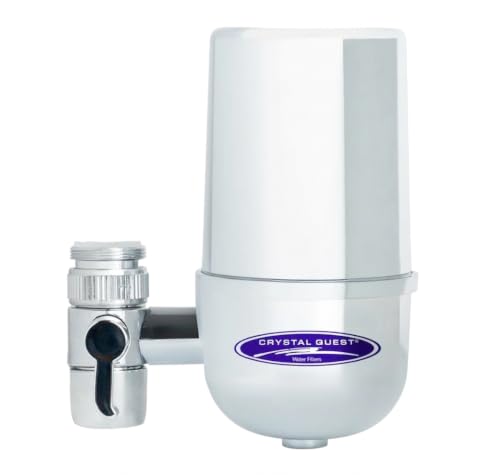 Image of Crystal Quest Faucet Mount Water Filter, ISO Certified 2000-Gallon Capacity