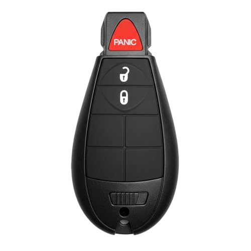 Car Key Fob Keyless Entry Remote 433Mhz GQ4-53T / 56046953 for Jeep Cherokee 2014-2019 | 3 Buttons with Door Key