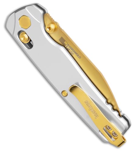 Image of Kershaw Bel Air Pocket Knife, Made in The USA, 3.1 inch CPM MagnaCut Steel Blade, EDC Design, Duralock Locking Mechanism, Manual Folder, Pocketclip