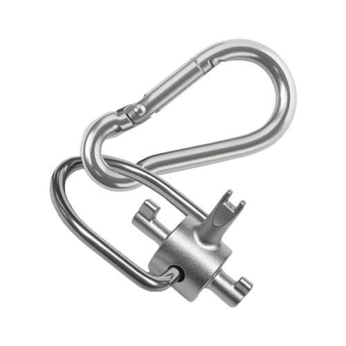 Image of HVAC Locking Cap Key, Locking Cap Tools for 410A & R22 Refrigerant Safety Caps, HVAC 3-in-1 Key for Vacuum Caps, Tamper-Resistant (3 Bits)