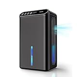 Desumidificador de Ar Antimofo, 2500ml Tanque Gigante, Bivolt 127V/220V, Secar Antimofo 900ml/dia Silencioso 30dB, Timer 24h Baixo Consumo 65W, Adequado para escritório, sala de estar