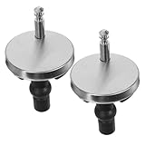 Hoement 2 Piezas Tornillos para Fijación de Asiento Inodoro Acero Inoxidable Resistentes la Corrosión Instalación Sencilla para Accesorios Tapa Wc