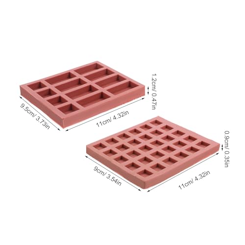 Moule à brique miniature silicone pour projets de jardinage et décors miniatures DIY - 6