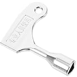 BIUDECO Chiave Multifunzione in Lega di Zinco per Contatori Acqua e Armadietti Elettrici Utensile Idraulico Resistente e Versatile per Ascensori e Quadri di Controllo