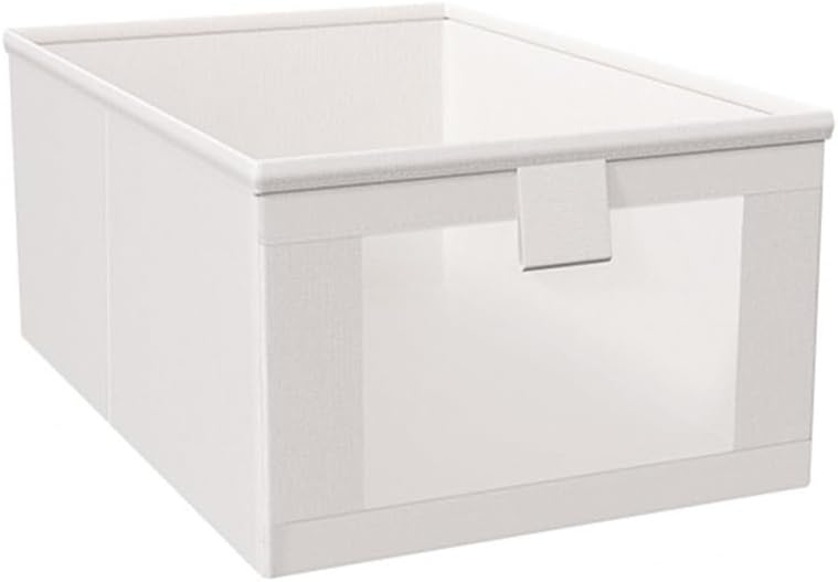 JSEIAJB Drawer Household Cotton and Linen Art Can Fold Wardrobe Clothing Storage Sorting Box Toys Sundries Storage